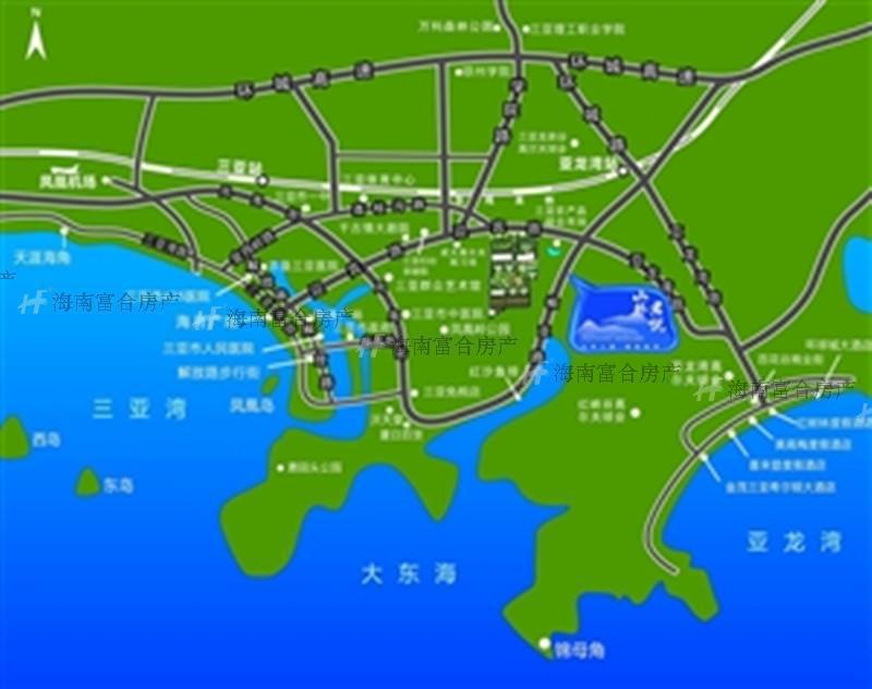 山林君悦鸟区位图 