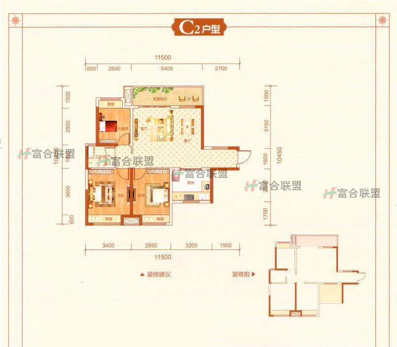 C2户型3室2厅1卫1厨89㎡.jpg