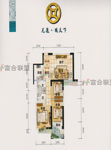 3室2厅2卫1厨 建筑面积111.94㎡.png