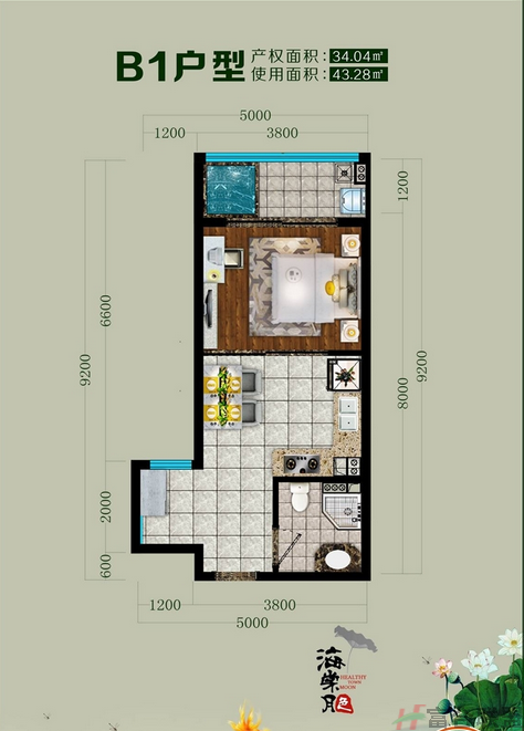 B1户型图 1室1厅1卫1厨 34.04㎡.png