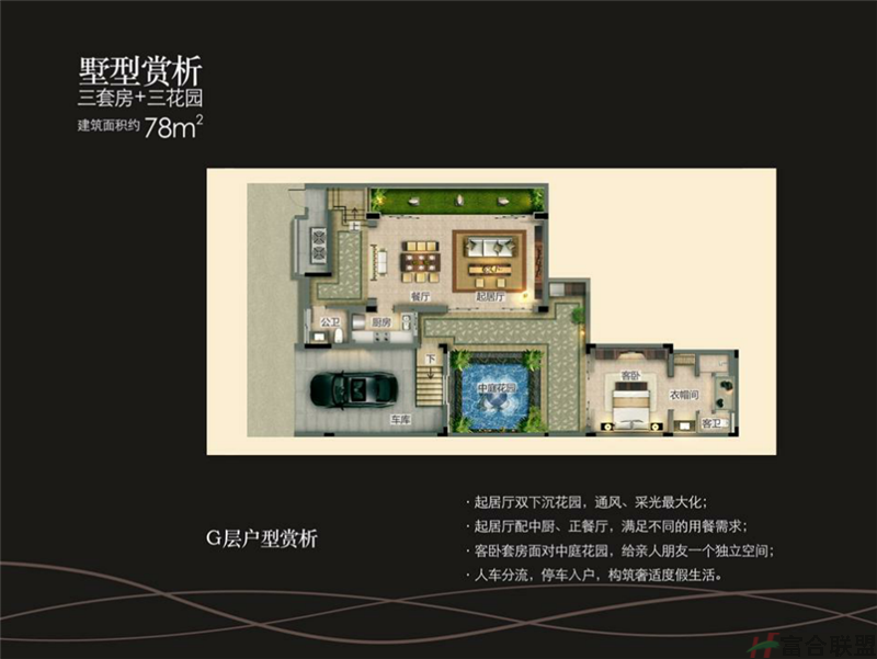 G层户型三套房+三花园78m².png