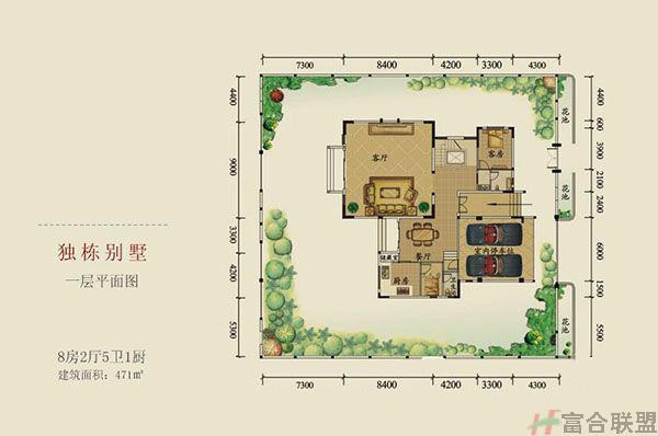 独栋别墅 一层 8房2厅5卫 471㎡.jpg