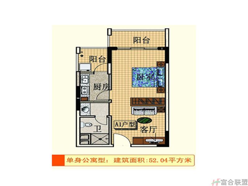 户型平面图 (5) 