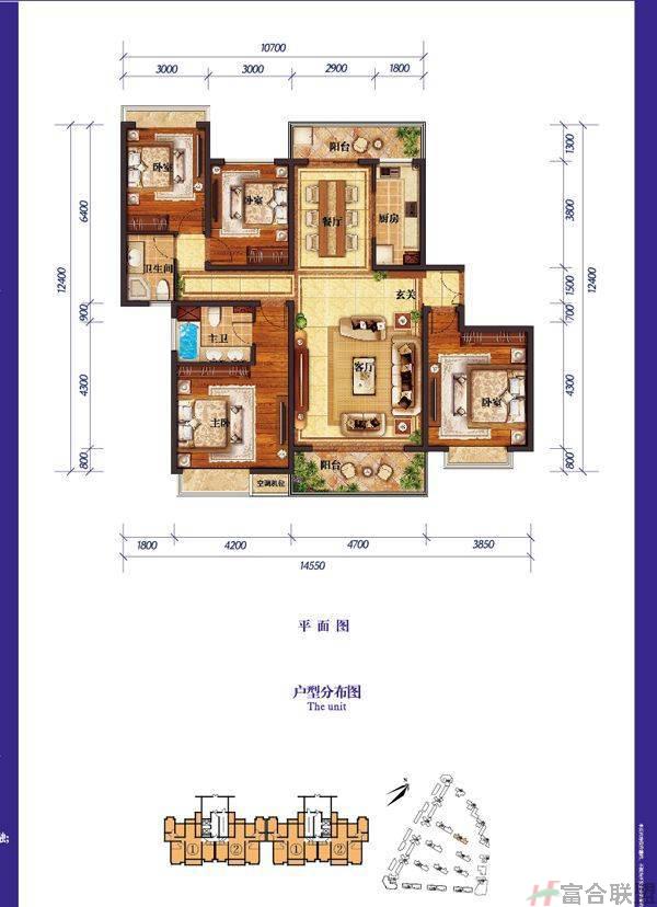 D1户型4室2厅2卫建筑面积：173平米.jpg