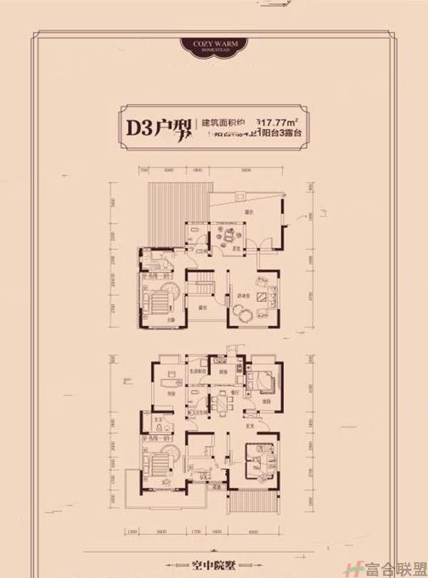 D3户型5室3厅4卫建筑面积：218平米.jpg