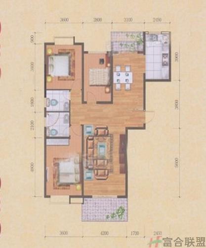 3室2厅2卫  建筑面积145㎡.jpg