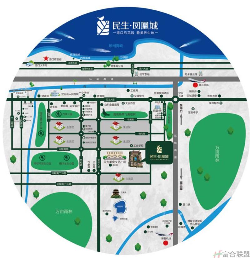 区位图 