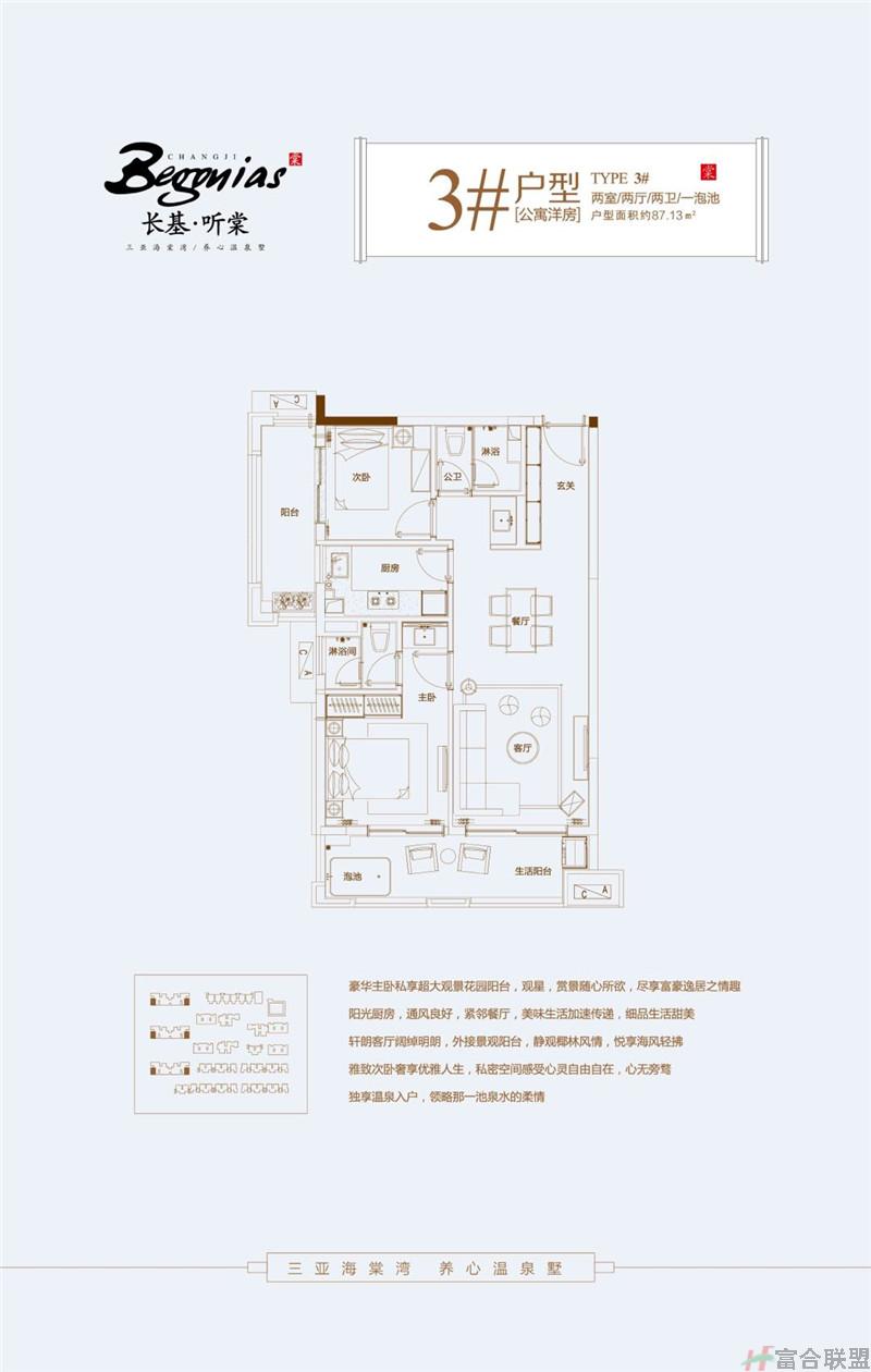 3#户型 两室两厅两卫一泡池  建筑面积约87.13.jpg