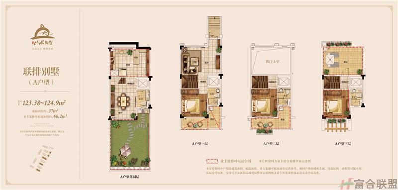 联排别墅 3房2厅 建面约123.38-124.9㎡..jpg