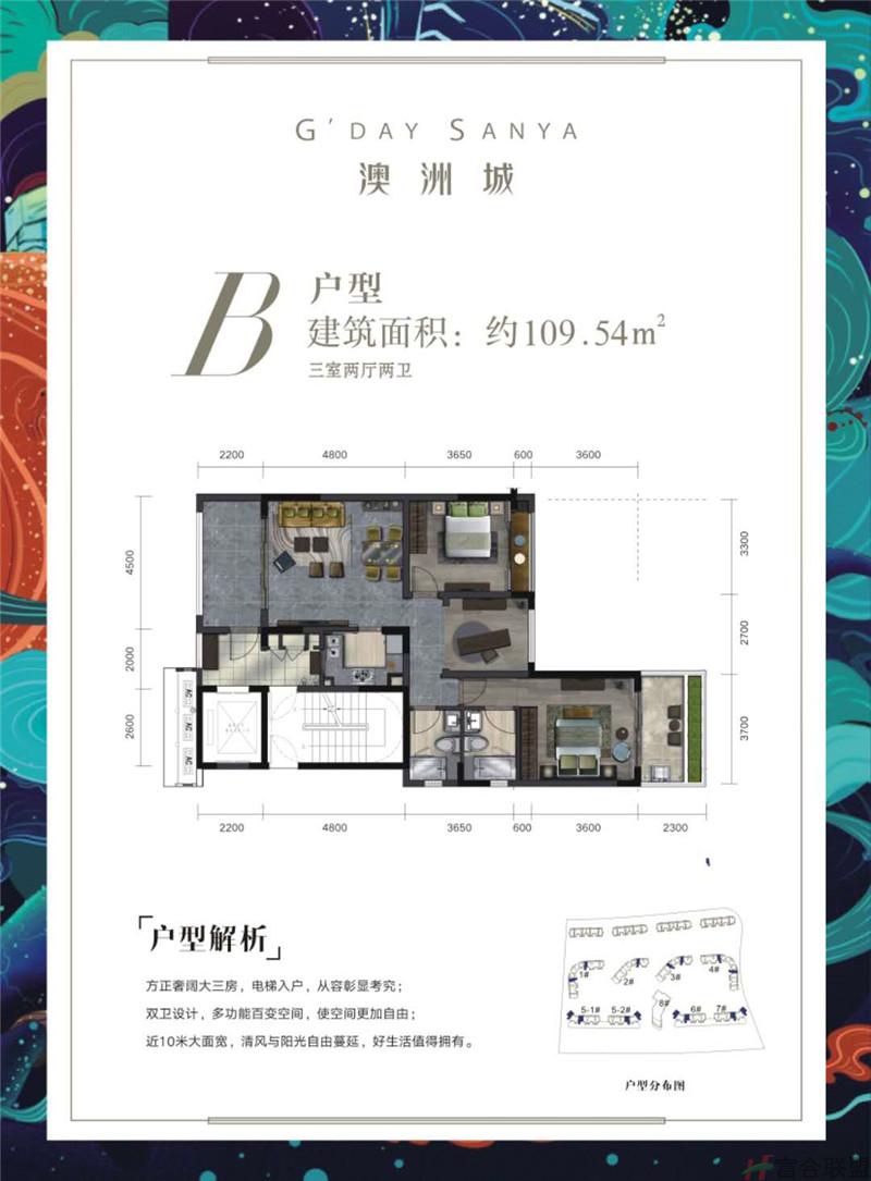 B户型 3房2厅2卫 建筑面积约109.54平米.jpg