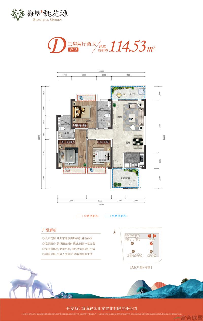 D户型 3房2厅2卫 建筑面积114.53平米.jpg