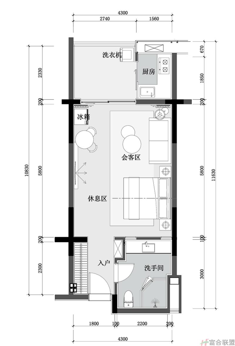 1房 建筑面积 57㎡-59㎡.jpg