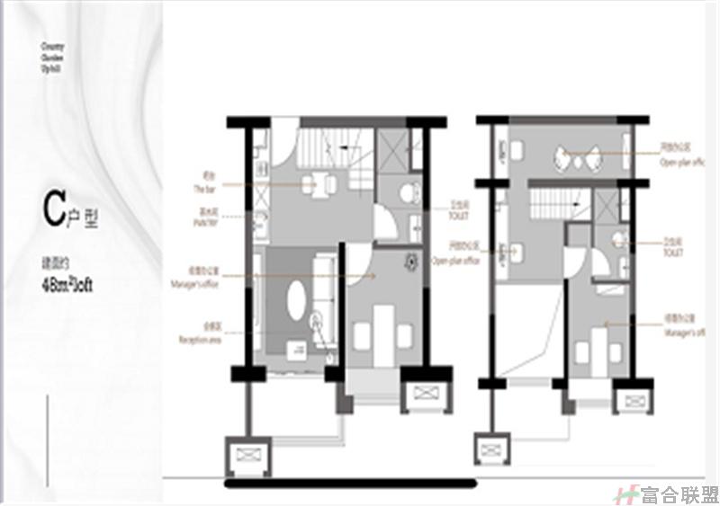 C户型 建筑面积48㎡LOFT.jpg