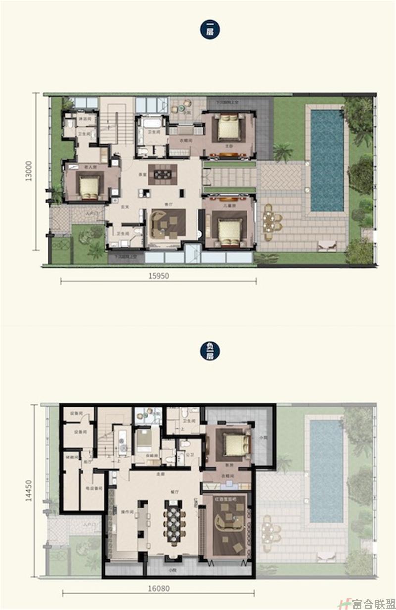 B户型 四室两厅五卫 建面约195.11㎡.jpg