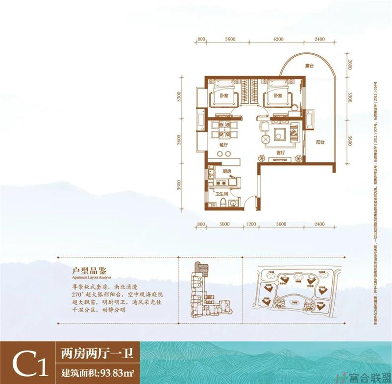 C1户型 2房2厅1卫 建筑面积93.83平米.jpg