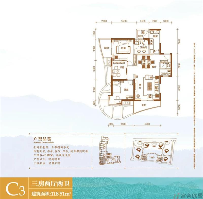 C3户型 3房2厅2卫 建筑面积118.51平米.jpg