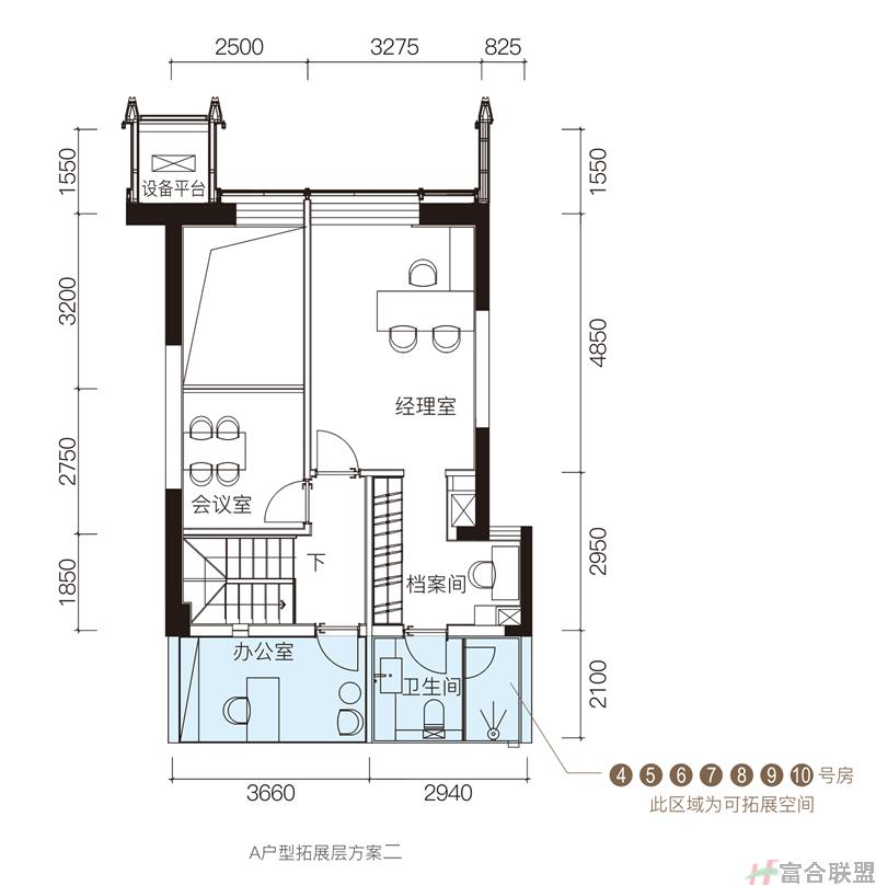 A户型 建筑面积73平米。.jpg