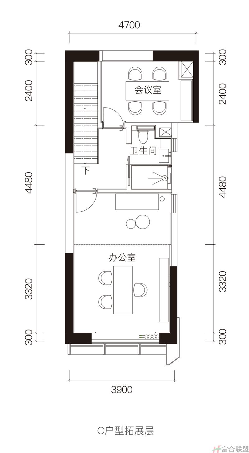 C户型 建筑面积63平米.jpg