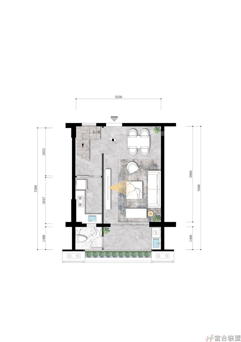 两房两厅两卫 建筑面积56㎡.jpg