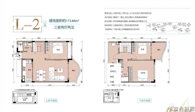 L-2户型 三房两厅两卫 建筑面积115.66㎡.jpg