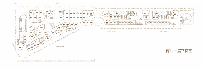 商业一层平面图 