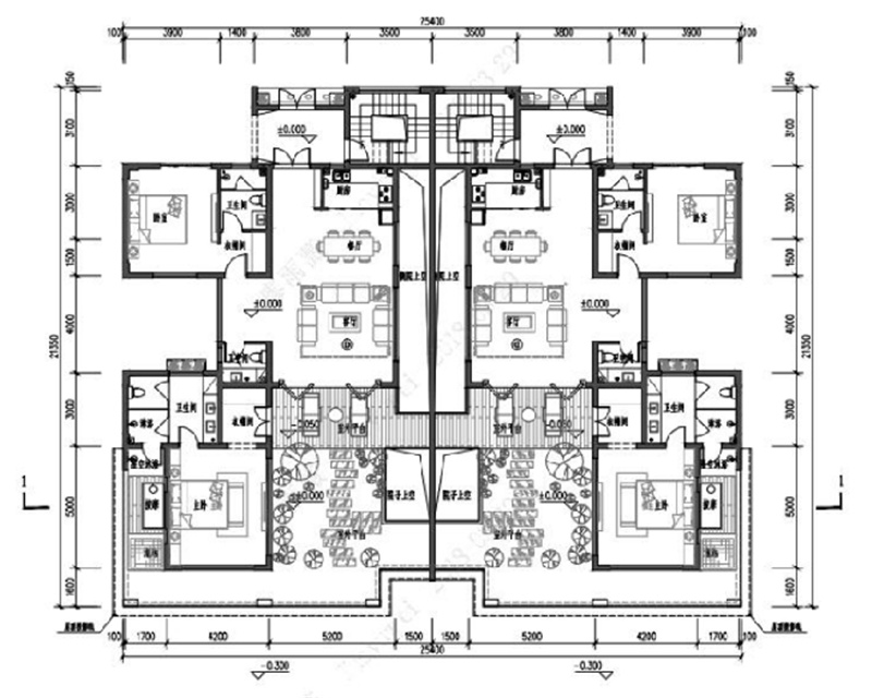 C户型一层 建筑面积：约132㎡.jpg