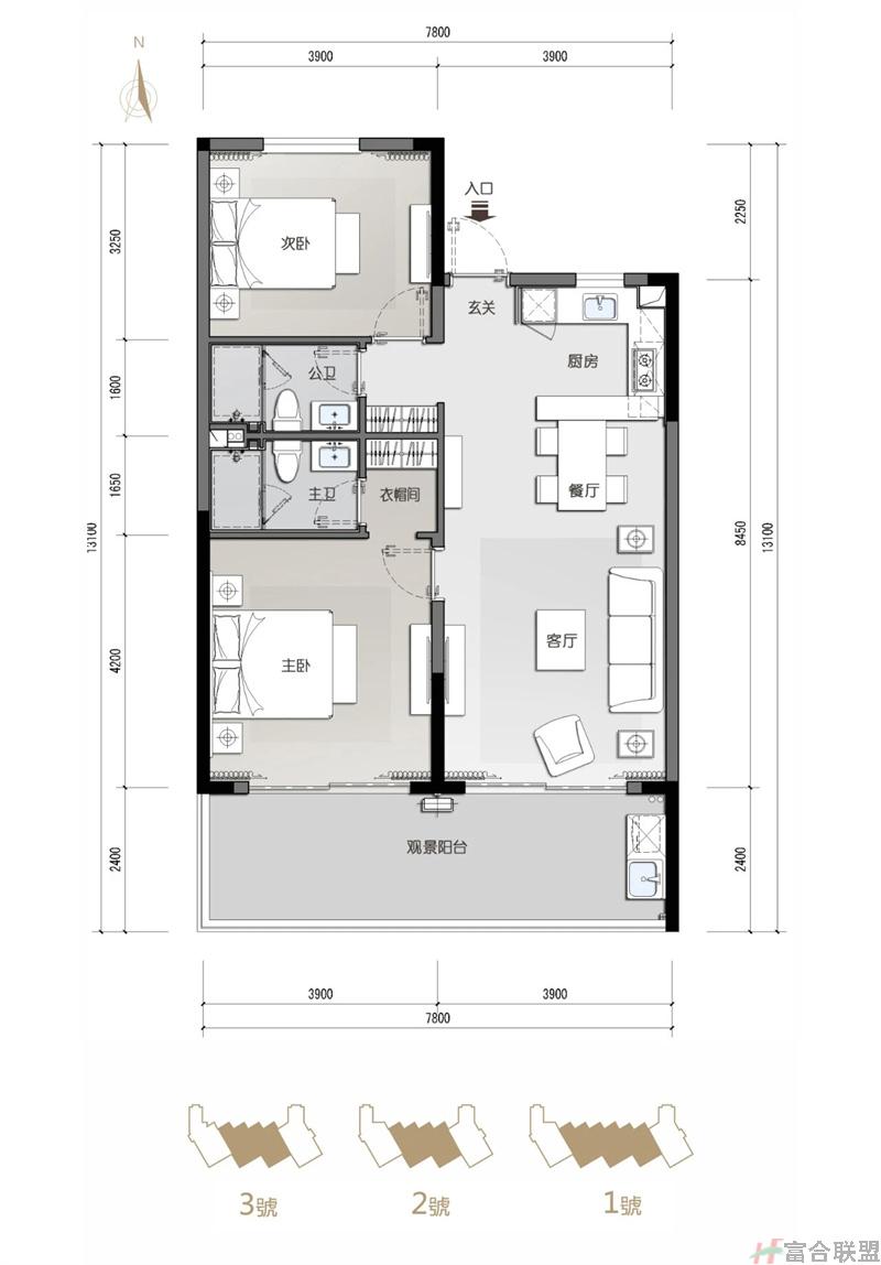 B户型 2房2厅2卫 建面103㎡.jpg