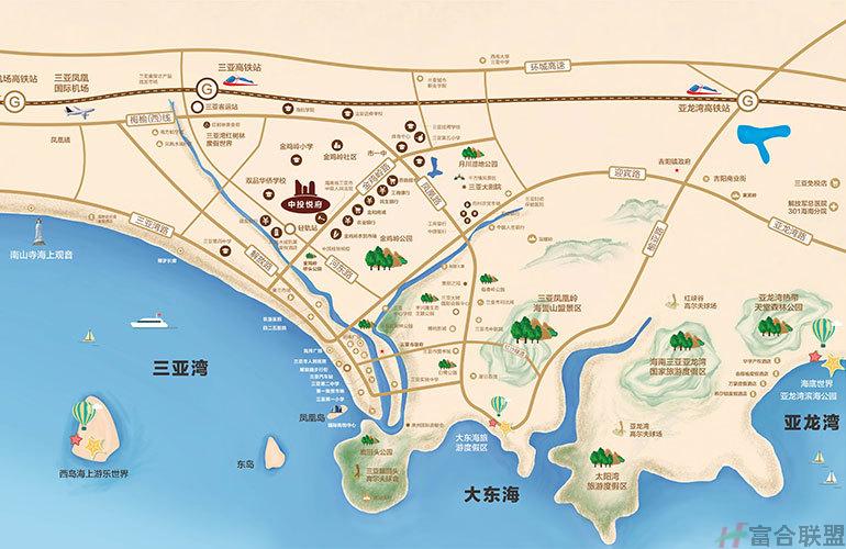 区位图 