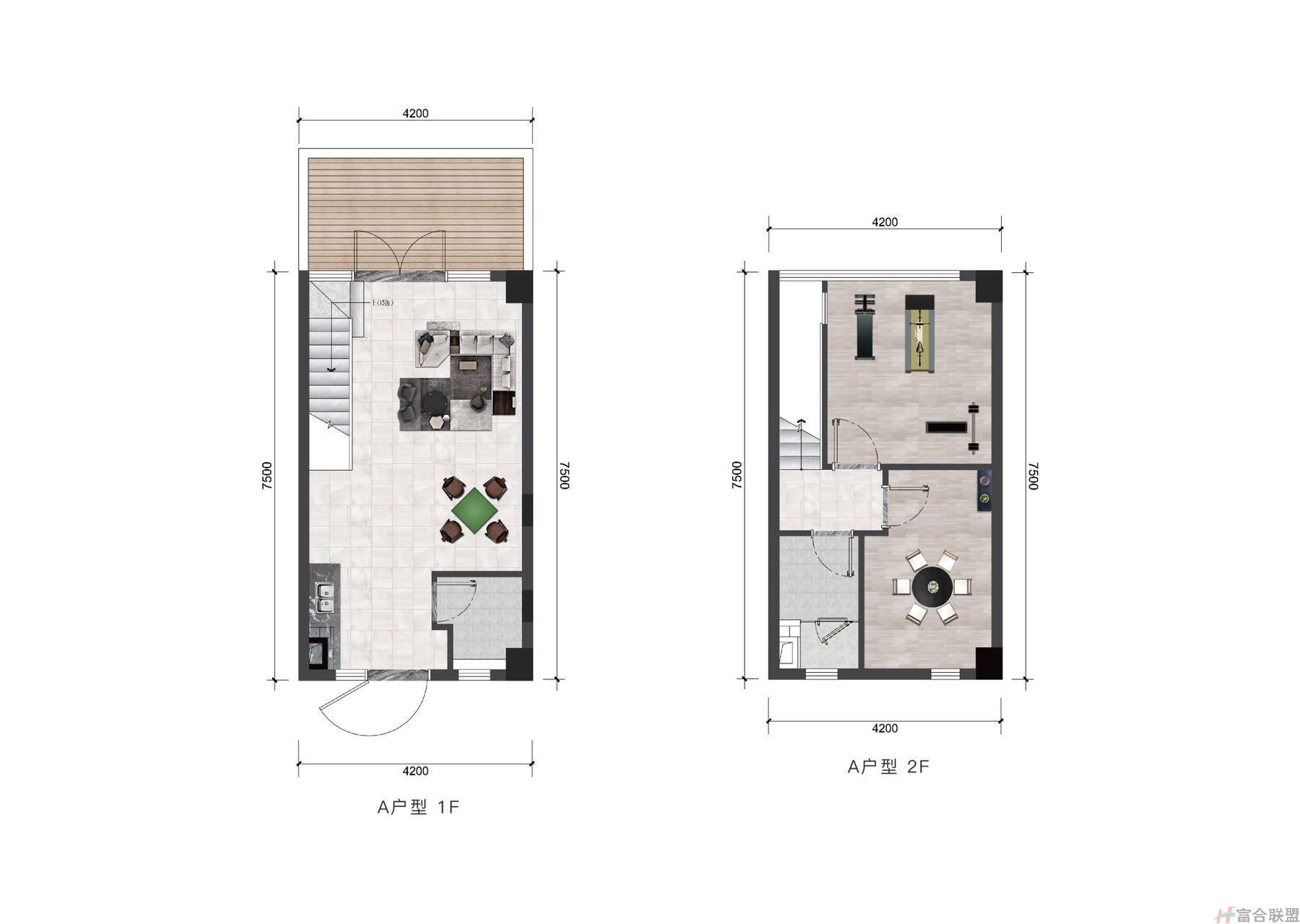 A户型 建筑面积约43-46㎡.jpeg