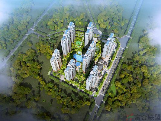 东岸蓝湾区位图鸟瞰图2 