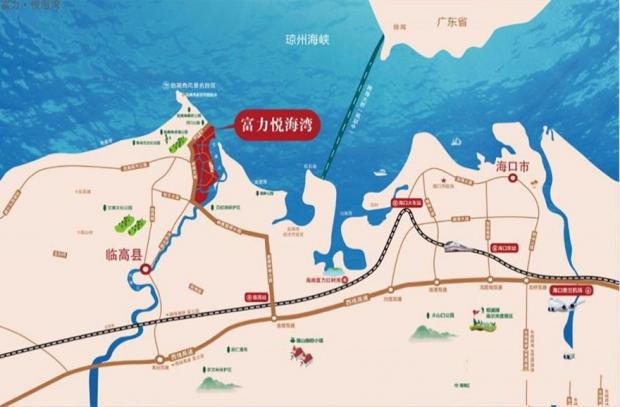 富力悦海湾区位图